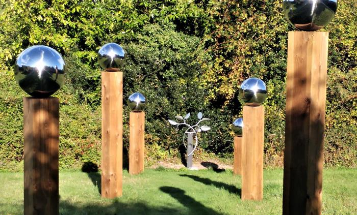 Octo and Globes at Veddw